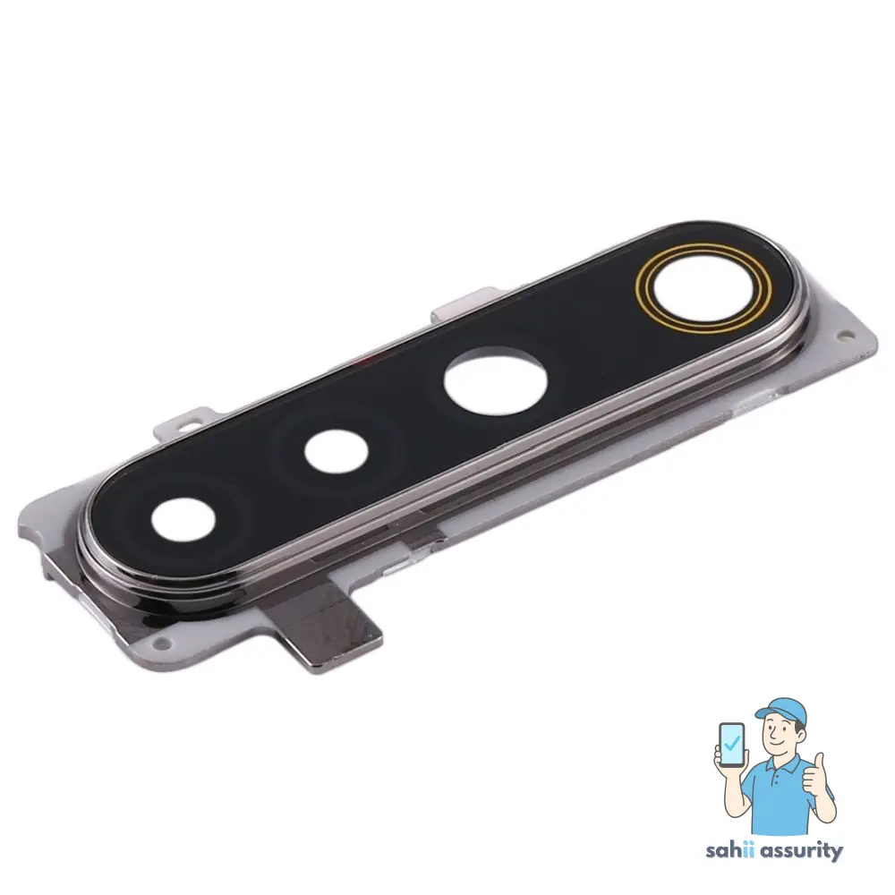 Camera Lens Glass with Frame for Realme 5 Purple thumbnail